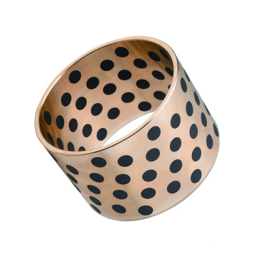 CuSn12/CuSn8P Manchon de bague en bronze graphite, bague Grafitadas